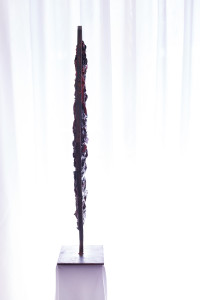 Découvrez la première sculpture d'art contemporain également conçu aussi pour daltoniens. Titre: "La Bouche de l'Etna - E Version". Sculpteur Cesare Catania