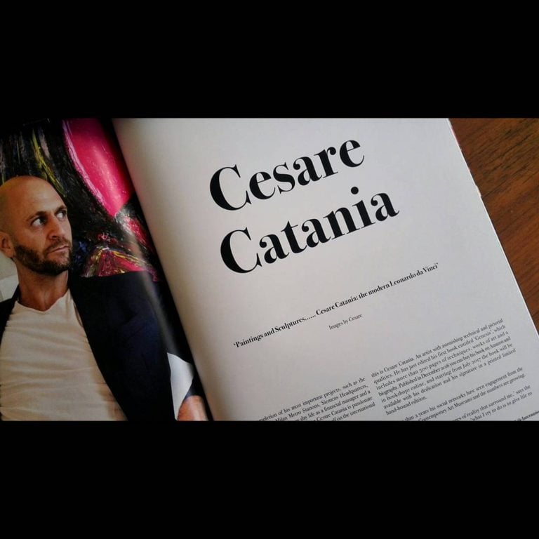 Cesare Catania viene soprannominato dalla critica "il moderno Leonardo Da Vnci"