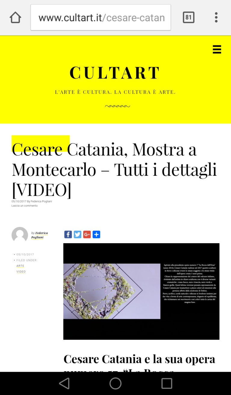 Cesare Catania grande successo a Montecarlo