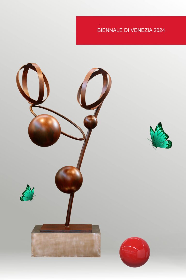 L'Abbraccio di Cesare Catania presentato alla Biennale Arte di Venezia 2024.